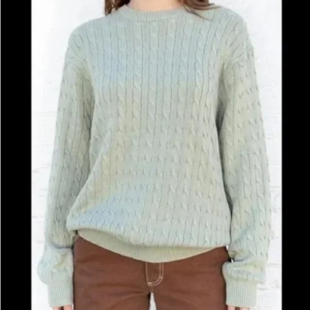 Brandy Melville Brianna Sweater Sage Green